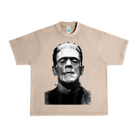 French Oak Classic Halloween Monster Horror Movie Frankenstein Monster Urban Heavy Tee - trangStudio