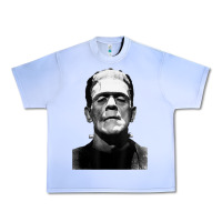 Classic Halloween Monster Horror Movie Frankenstein Monster Urban Heavy Tee | Teevron