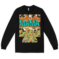 Black Western Mama can cooler Mother's Day Long Sleeve Tee - HowdyJamesFarm