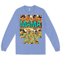 Colony Blue Western Mama can cooler Mother's Day Long Sleeve Tee - HowdyJamesFarm