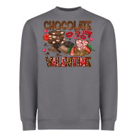 Storm Chcolate is my Valentine Heavyweight Sweatshirt - CowhideDigitalArt
