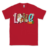 Red Love Easter Rabbit Classic Tee - NancyCooperArtShop