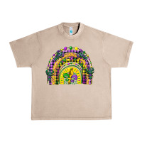 French Oak mardi gras rainbow and fleur de lis Urban Heavy Tee - CowGirlArtShop