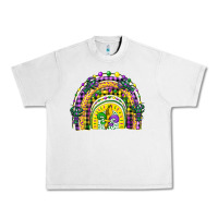 Lunar Rock mardi gras rainbow and fleur de lis Urban Heavy Tee - CowGirlArtShop