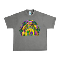 Tornado mardi gras rainbow and fleur de lis Urban Heavy Tee - CowGirlArtShop