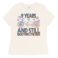 Bone 9 Years And Still Enjoying The Ride Ladies Tee - Bettercallsaul