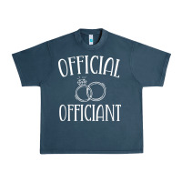 Midnight Navy Men Wedding Ordained Minister Gift Urban Heavy Tee - trangStudio