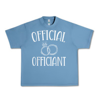 Pebble Blue Men Wedding Ordained Minister Gift Urban Heavy Tee - trangStudio