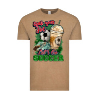 Vintage Coffee Grab your joe let's go Soccer Vintage Tee - HowdyJamesFarm