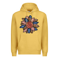 Antique Gold american sunflower Premium Hoodie - BundleAndBundleShop