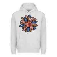 Dove Grey american sunflower Premium Hoodie - BundleAndBundleShop