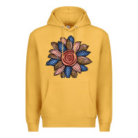 Mustard american sunflower Premium Hoodie - BundleAndBundleShop
