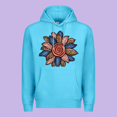 American Sunflower Premium Hoodie Designed By Bundleandbundleshop