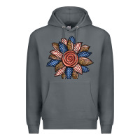 Rock american sunflower Premium Hoodie - BundleAndBundleShop