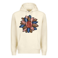 Sandshell american sunflower Premium Hoodie - BundleAndBundleShop