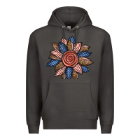 Smoke american sunflower Premium Hoodie - BundleAndBundleShop