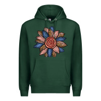 Sports Green american sunflower Premium Hoodie - BundleAndBundleShop