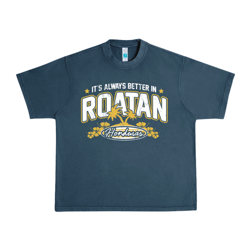 Roatan Honduras Souvenir Roatan Gift Travel Urban Heavy Tee by trangStudio | Teevron