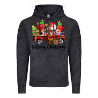 Vintage Black merry christmas truck gnomies Vintage Hoodie - CowGirlArtShop