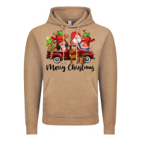 Vintage Coffee merry christmas truck gnomies Vintage Hoodie - CowGirlArtShop