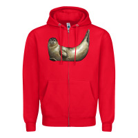 Red sea seal Zipper Hoodie - LillyAllenDesigns