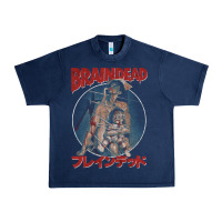 Navy Braindead-Ob7An Urban Heavy Tee - trangStudio