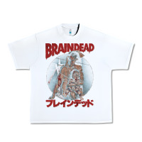White Braindead-Ob7An Urban Heavy Tee - trangStudio