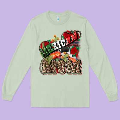 Mexican Mom Long Sleeve Tee Designed By Howdyjamesfarm