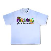 Grape Ice mardi gras girl to the core Urban Heavy Tee - CowGirlArtShop