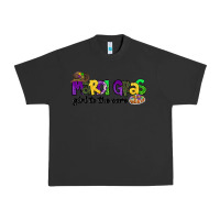 Pigment Black mardi gras girl to the core Urban Heavy Tee - CowGirlArtShop