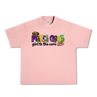 Salmon mardi gras girl to the core Urban Heavy Tee - CowGirlArtShop