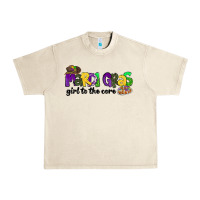 Sandshell mardi gras girl to the core Urban Heavy Tee - CowGirlArtShop
