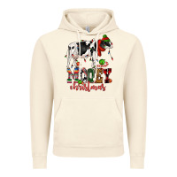 Vintage Artic mooey christmas cow Vintage Hoodie - CowGirlArtShop