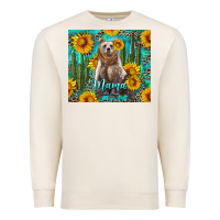 Sandshell mama bear with sunflowers and cactus Premium Sweatshirt - Artiststas