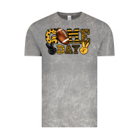 Cloud Rock Game day yellow and black team color Vintage Tee - HowdyJamesFarm