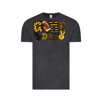 Vintage Black Game day yellow and black team color Vintage Tee - HowdyJamesFarm