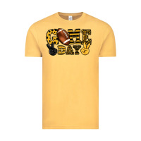 Vintage Mustard Game day yellow and black team color Vintage Tee - HowdyJamesFarm