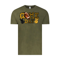 Vintage Olive Game day yellow and black team color Vintage Tee - HowdyJamesFarm