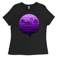Black Flamingo Palm Ladies Tee - Bettercallsaul