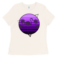 Bone Flamingo Palm Ladies Tee - Bettercallsaul
