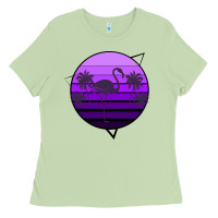 Matcha Flamingo Palm Ladies Tee - Bettercallsaul
