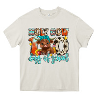 Cream holy cow 100 days of school Heavy Core Tee - Artiststas