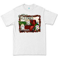 White happy holidays gnomes Christmas Truck Premium Tee - Bettercallsaul