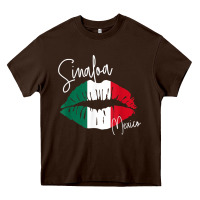 Ggt Travel Souvenir Style Sinaloa Mx Flag Lips Heavy Core Tee | Teevron