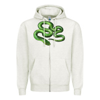 Oatmeal Heather boomslang snake Zipper Hoodie - LillyAllenDesigns