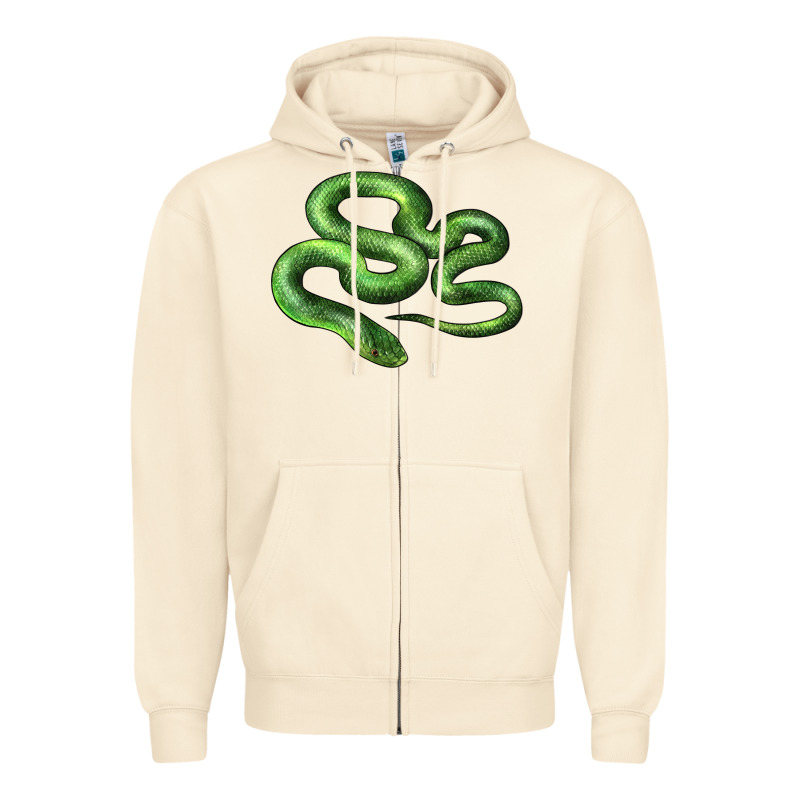 Boomslang Snake Zipper Hoodie by LillyAllenDesigns | Teevron