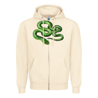 Sandshell boomslang snake Zipper Hoodie - LillyAllenDesigns