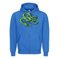 True Royal boomslang snake Zipper Hoodie - LillyAllenDesigns