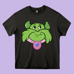 Candy Land Halloween Plumpy Big Face Heavy Core Tee Designed By Trangstudio