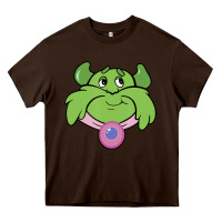 Chocolate Brown Candy Land Halloween Plumpy Big Face Heavy Core Tee - trangStudio